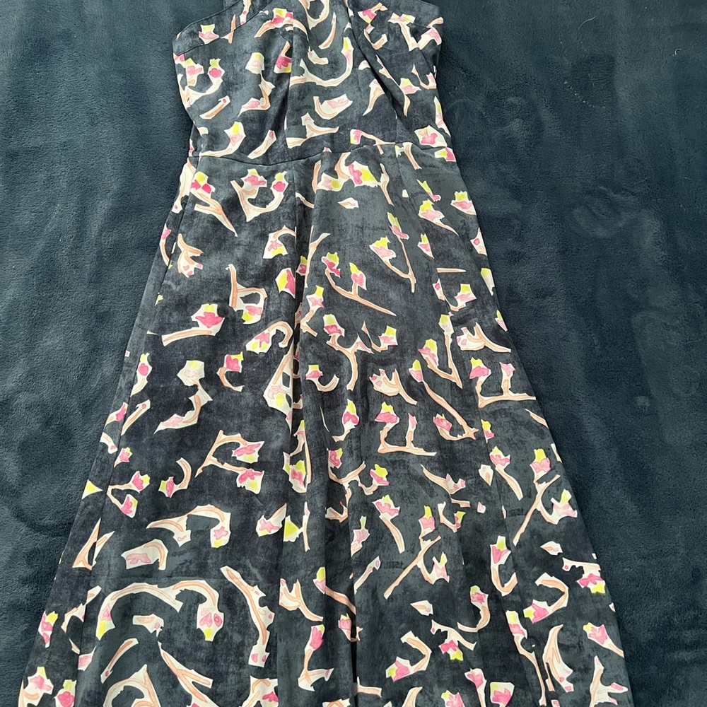 CAbi maxi dress, Size 2. Adjustable straps. Fitted and cool. Worn once.